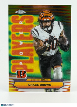 🏈 2025 Topps Chrome Football #PP-19 Power Players - Chase Brown