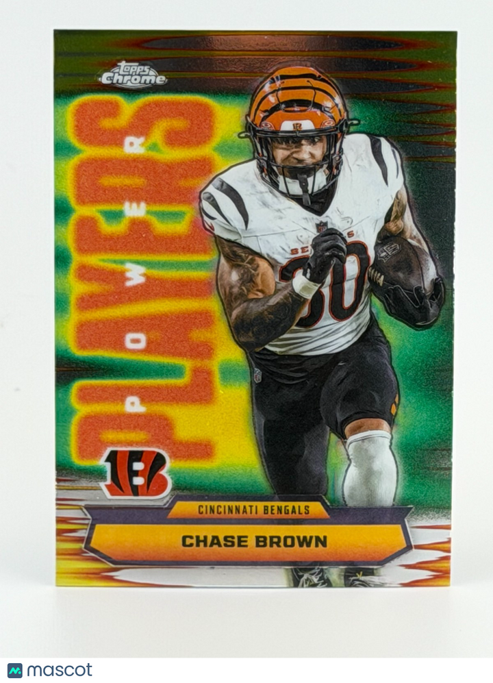 🏈 2025 Topps Chrome Football #PP-19 Power Players - Chase Brown