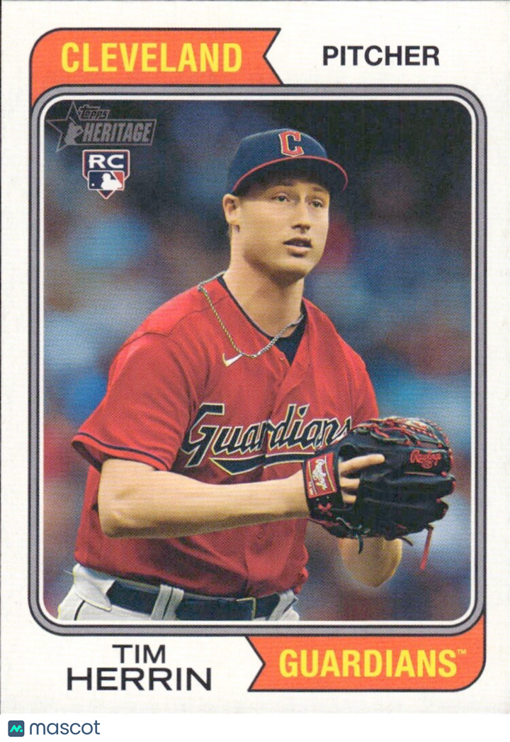 2023 Topps Heritage High Number - #639 Tim Herrin (RC) ROOKIE