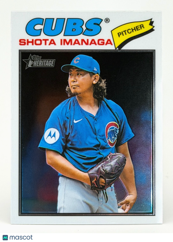 2026 Topps Heritage Chrome SHOTA IMANAGA #202 Chicago Cubs