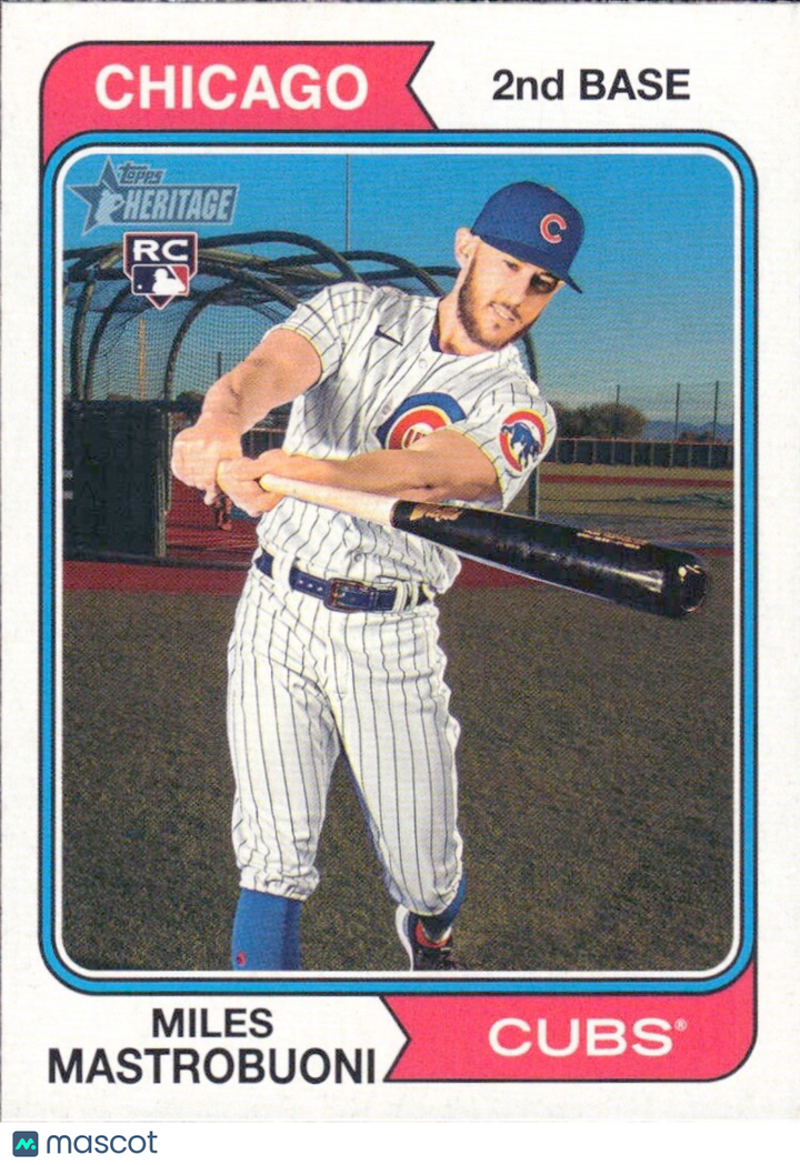 2023 Topps Heritage High Number - #550 Miles Mastrobuoni (RC) ROOKIE