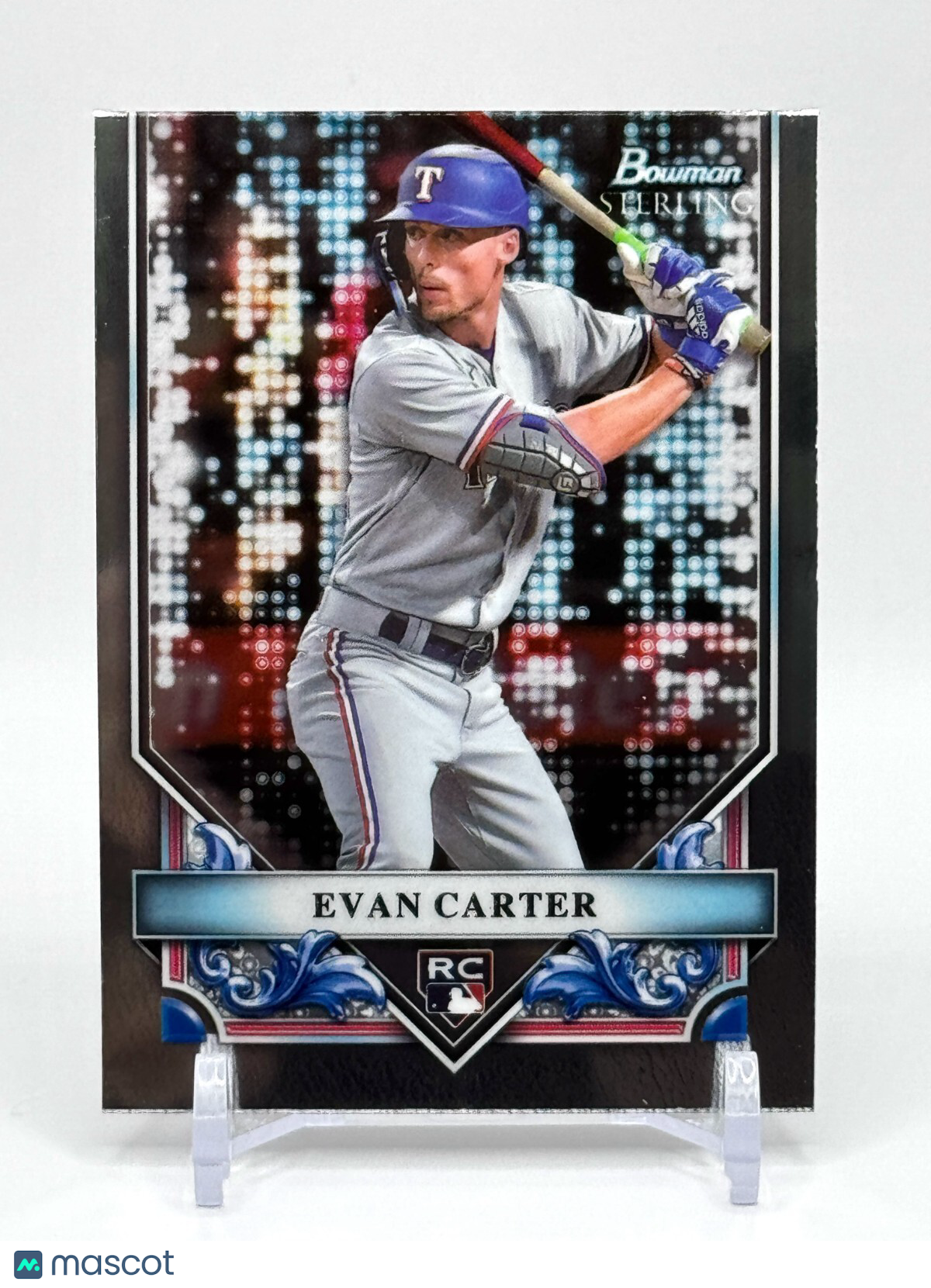 2024 BOWMAN STERLING #BSR-50 - EVAN CARTER (RC) ROOKIE - TEXAS RANGERS