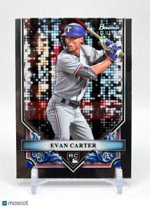 2024 BOWMAN STERLING #BSR-50 - EVAN CARTER (RC) ROOKIE - TEXAS RANGERS