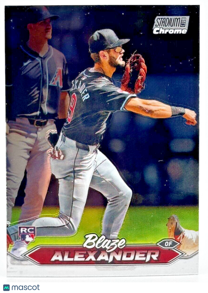 2024 Topps Stadium Club Chrome - #283 Blaze Alexander (RC)