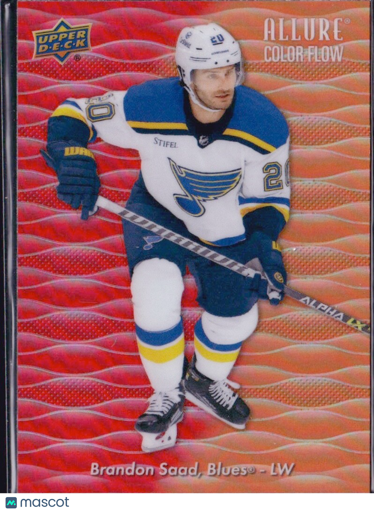 2023-24 Upper Deck Allure - Color Flow Red Orange #CF-30 Brandon Saad