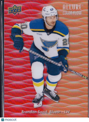 2023-24 Upper Deck Allure - Color Flow Red Orange #CF-30 Brandon Saad