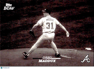 ⚾️ 2024 Topps Black & White Baseball #41 GREG MADDUX (HOF) - Braves