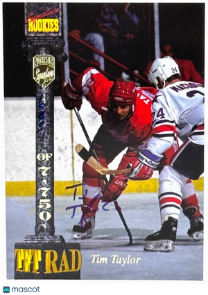 1994 Signature Rookies Tetrad - Signatures #116 Tim Taylor /7750 (AU, RC)
