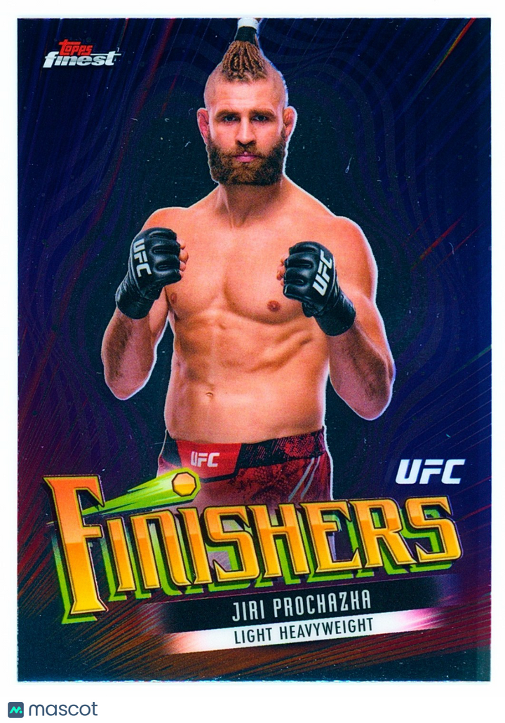 🥊 2024 Topps Finest UFC #FIN-15 - Finishers Insert - Jiai Prochazha