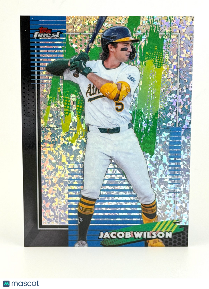 2026 Topps Finest #2 Mini Diamond Parallel - Jacob Wilson - A's