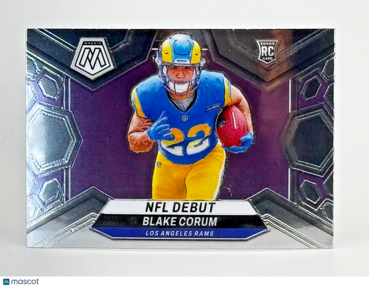 2024 Panini Mosaic #278 ROOKIE DEBUT - Blake Corum - Rams