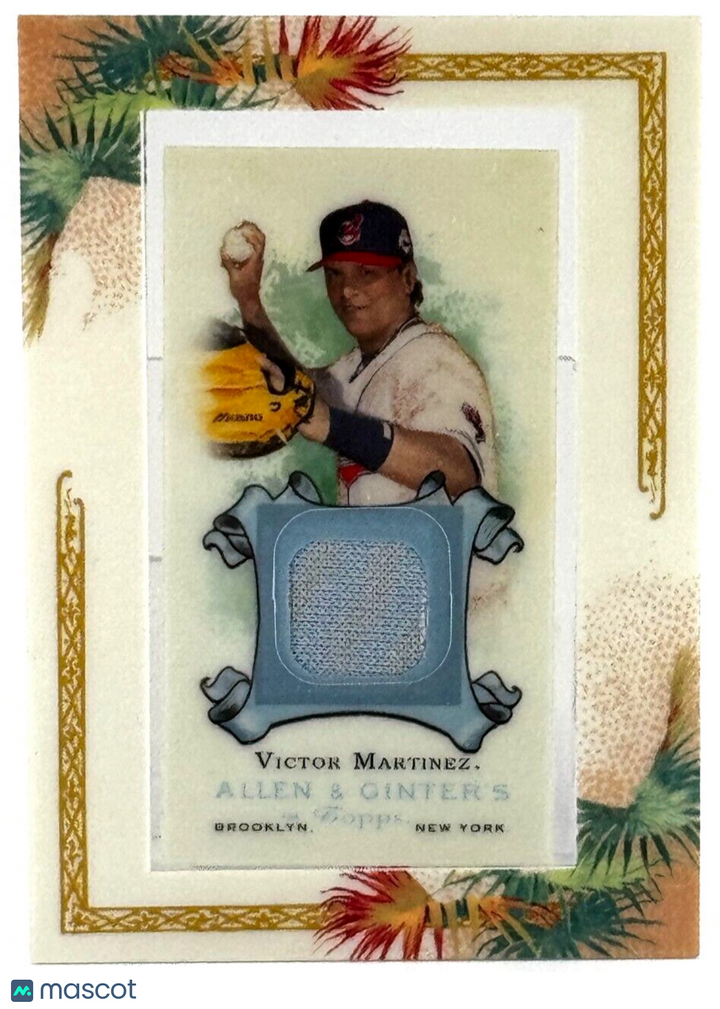 2006 Topps Allen & Ginter's #AGR-VM Framed Mini Jersey - Victor Martinez