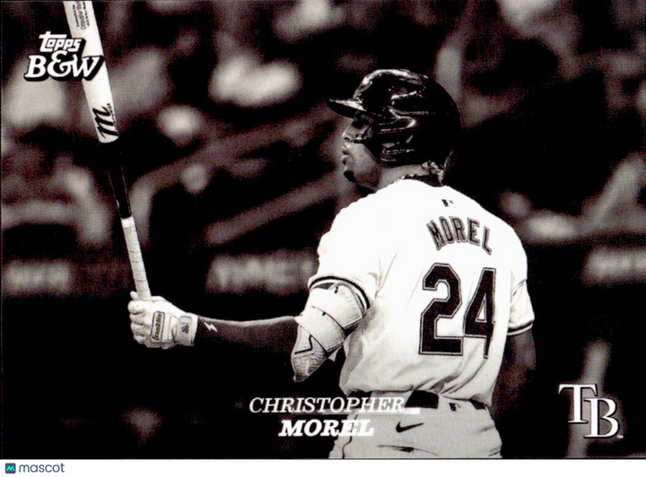 ⚾️ 2024 Topps Black & White Baseball #97 Christopher Morel - Rays
