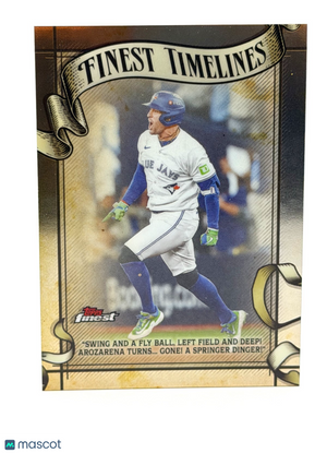 2026 Topps Finest #FT-27 George Springer - Finest Timelines Insert
