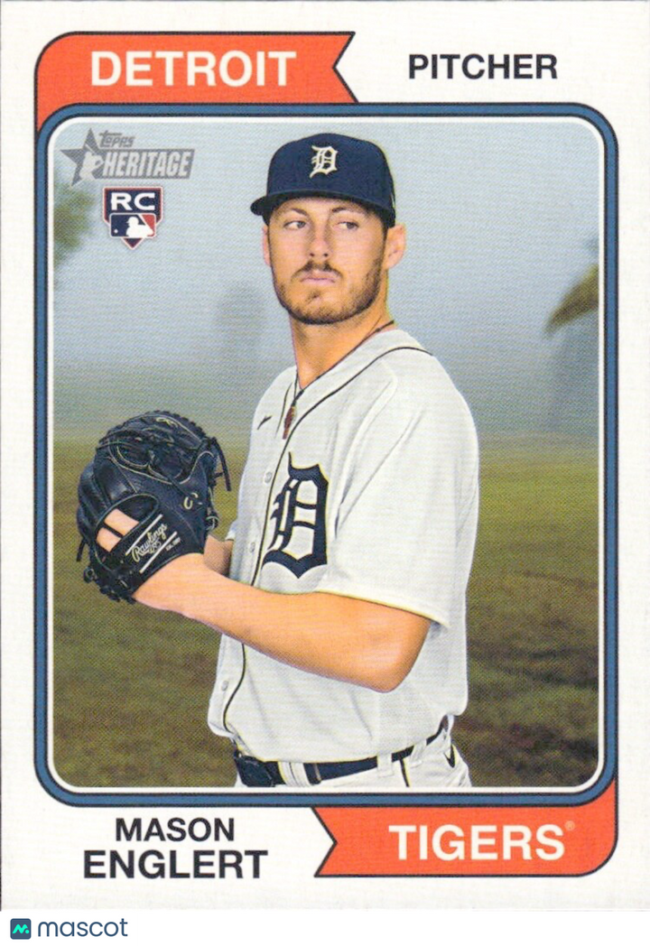 2023 Topps Heritage High Number - #671 Mason Englert (RC) ROOKIE