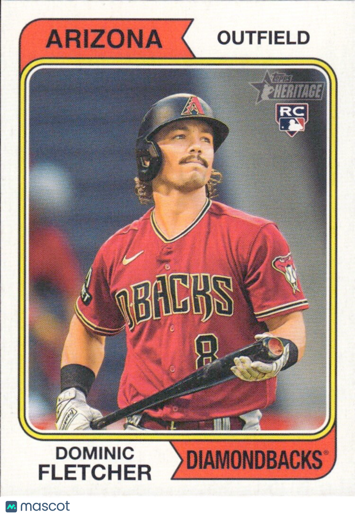 2023 Topps Heritage High Number - #556 Dominic Fletcher (RC) ROOKIE