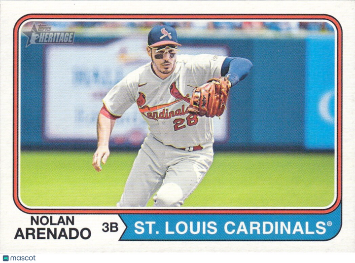 2023 Topps Heritage High Number - #677 Nolan Arenado