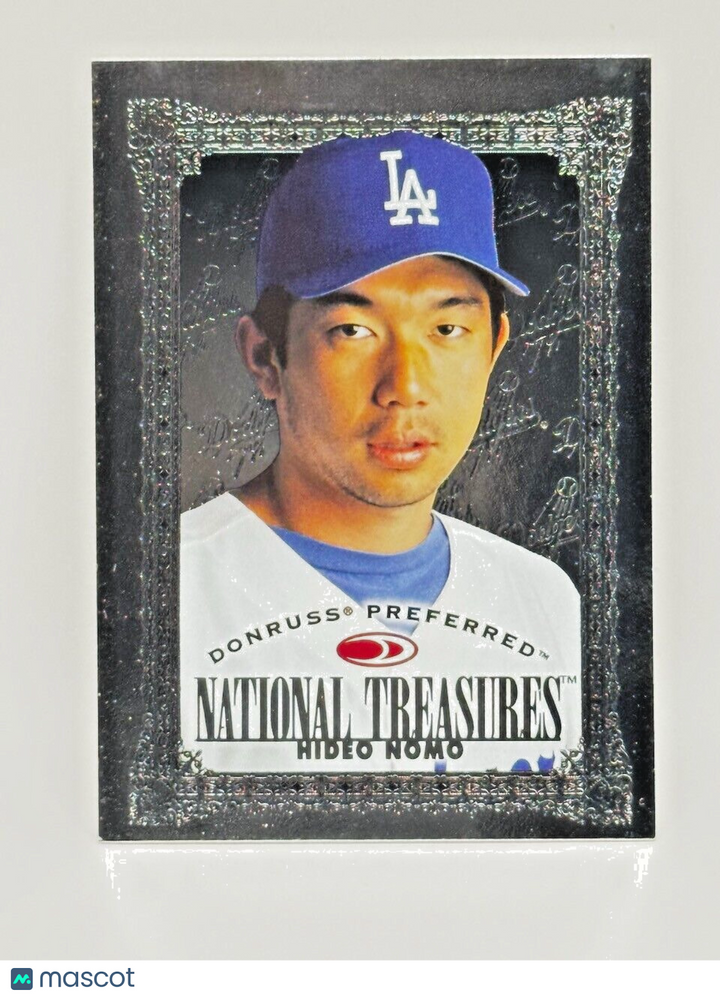 1997 Donruss Preferred - National Treasures Silver #194 Hideo Nomo - Dodgers