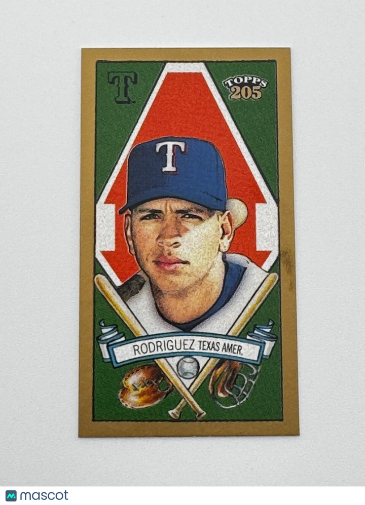 2003 Topps 205 T205 Mini - BROOKLYN BACK - Alex Rodriguez #205