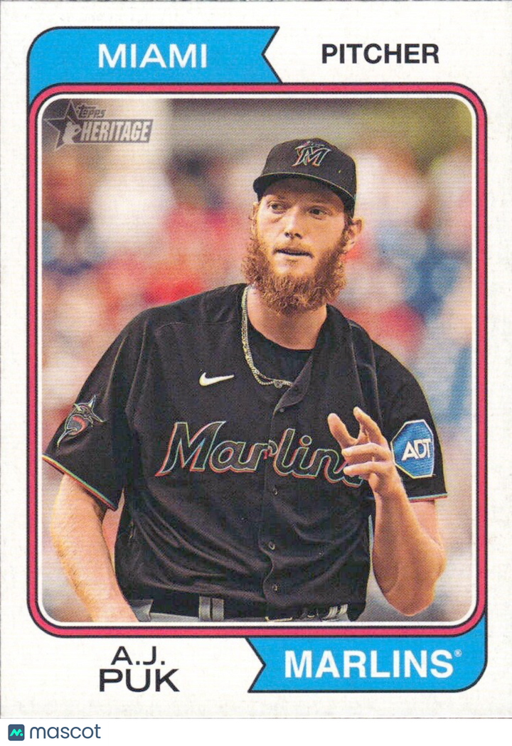 2023 Topps Heritage High Number - #516 A.J. Puk