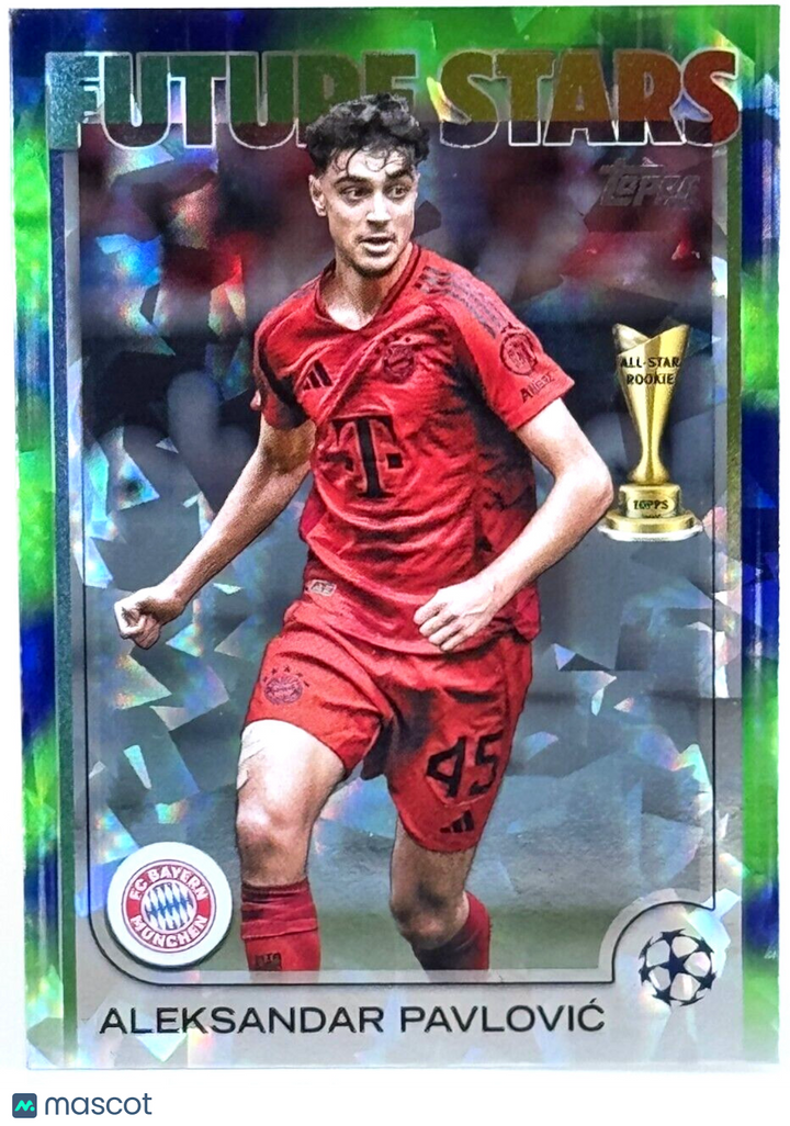 ⚽️ 2024-25 Topps UEFA Club Competitions Northern Lights #61 Aleksandar Pavlovic