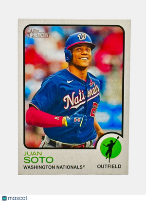 2022 Topps Heritage - #154 Juan Soto - Nationals - MINT