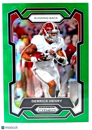 🏈 2024 Panini Prizm Draft Picks #100 Green Prizm - Derrick Henry - Ravens