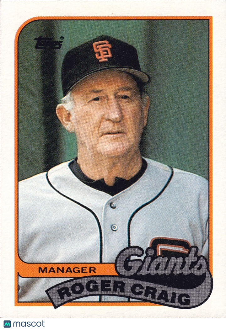 1989 Topps - Team Checklist #744 Roger Craig