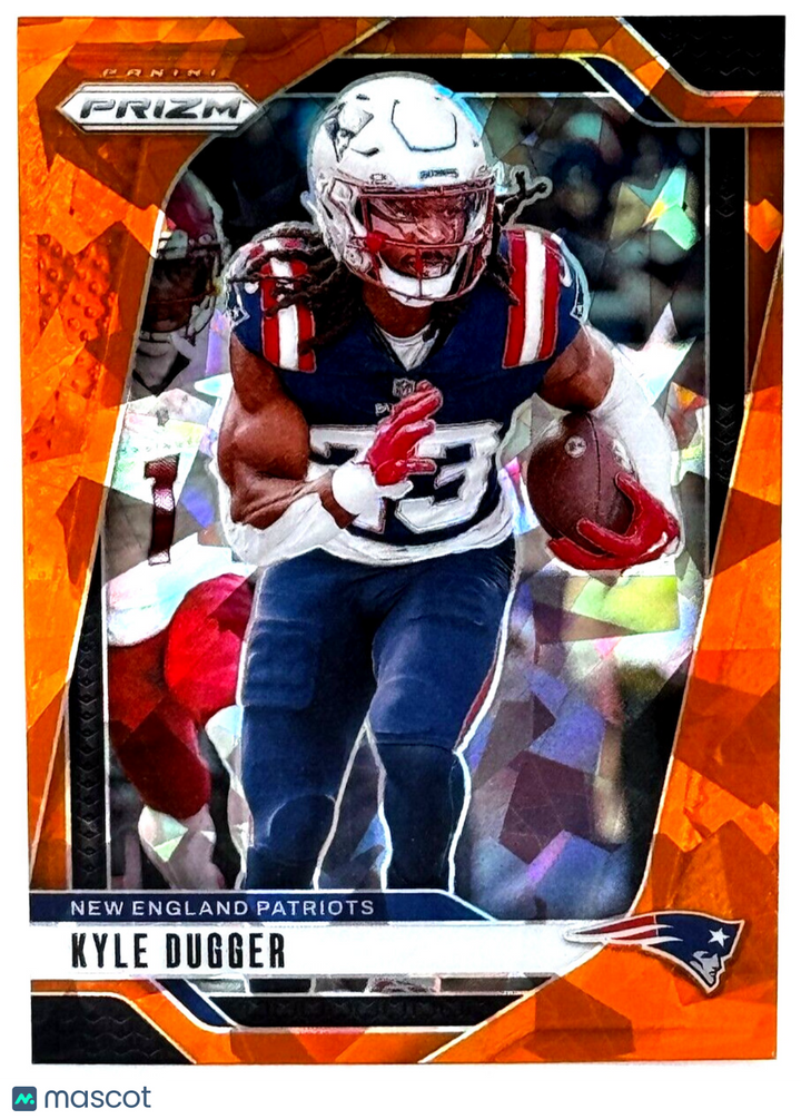 🏈 2024 Panini Prizm #197 Orange Ice Prizm - Kyle Dugger - Patriots