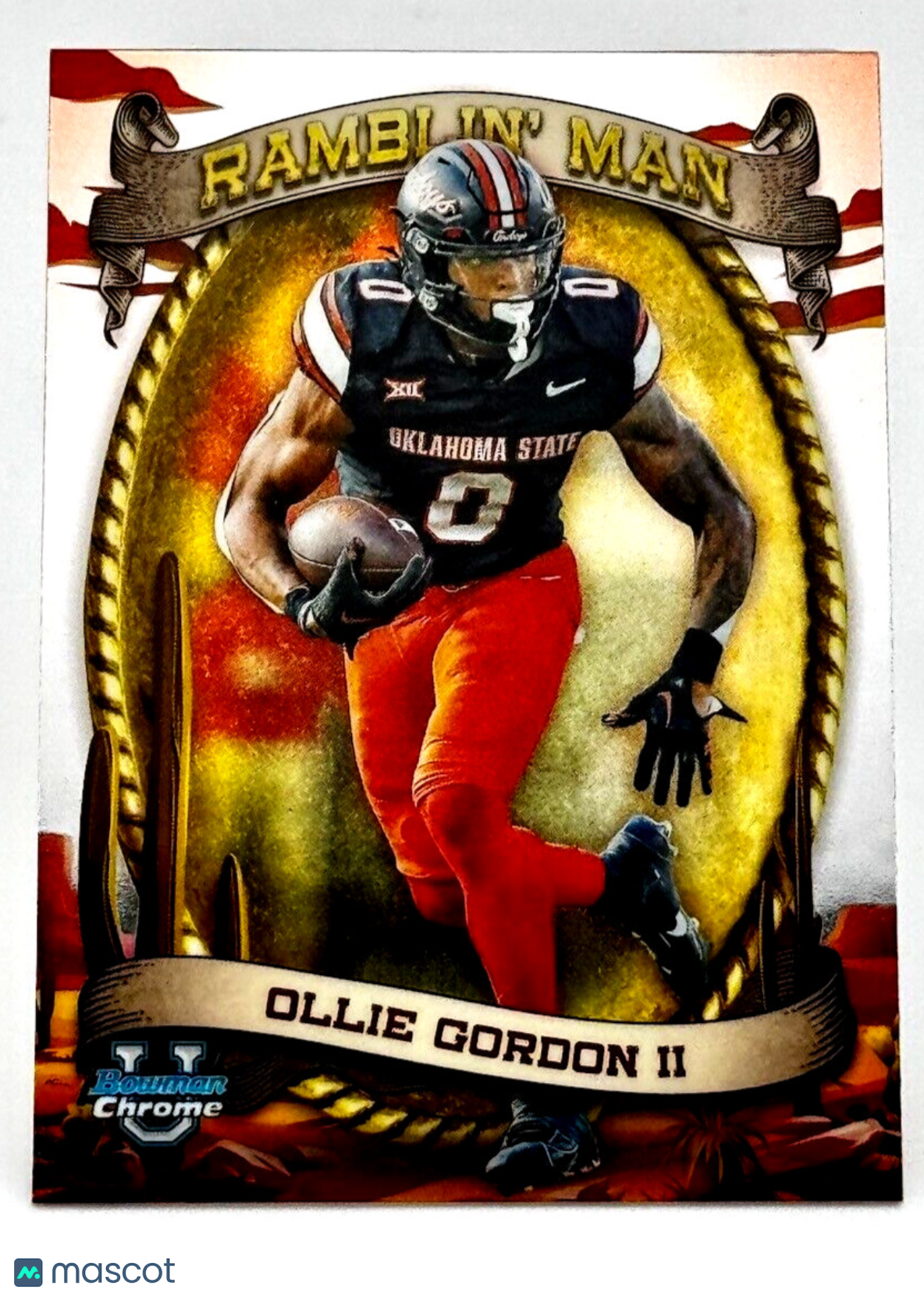 2024 Bowman Chrome University RAMBLIN' MAN - Ollie Gordon II - OSU