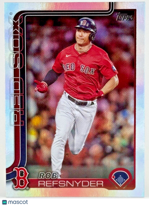 ⚾️ 2025 Topps Series 1 #112 Rainbow Foil - Rob Refsnyder - Red Sox
