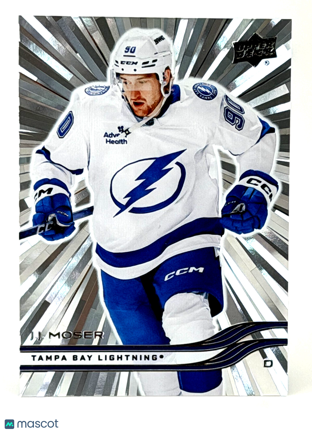 2025-26 Upper Deck Series 1 #158 OUTBURST - J.J. Moser - SP