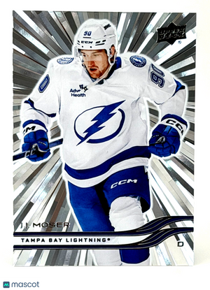 2025-26 Upper Deck Series 1 #158 OUTBURST - J.J. Moser - SP