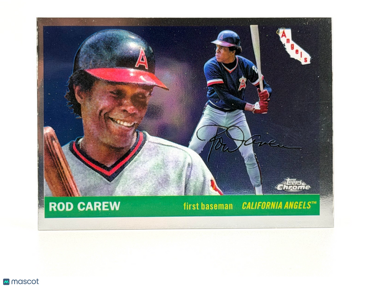 2025 Topps Chrome Platinum Anniversary #347 ROD CAREW HOF - Angels