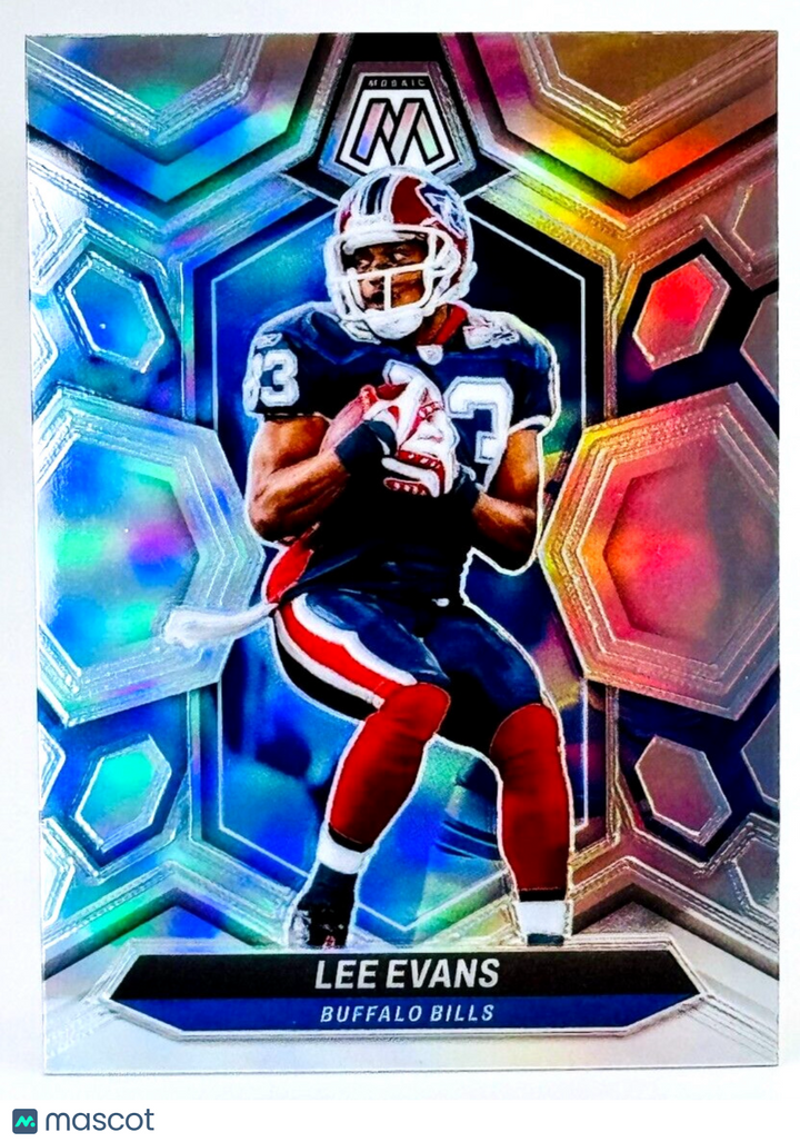🏈 2024 Panini Mosaic #246 SILVER PRIZM REFRACTOR - Lee Evans - Bills 🏈