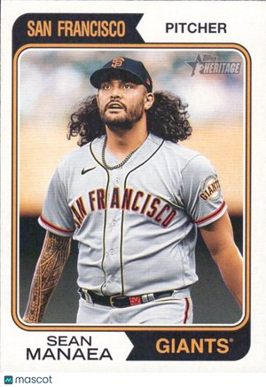 2023 Topps Heritage High Number - #551 Sean Manaea