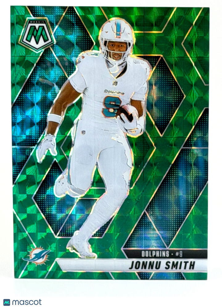 2025 Panini Mosaic #94 Jonnu Smith Green Prizm