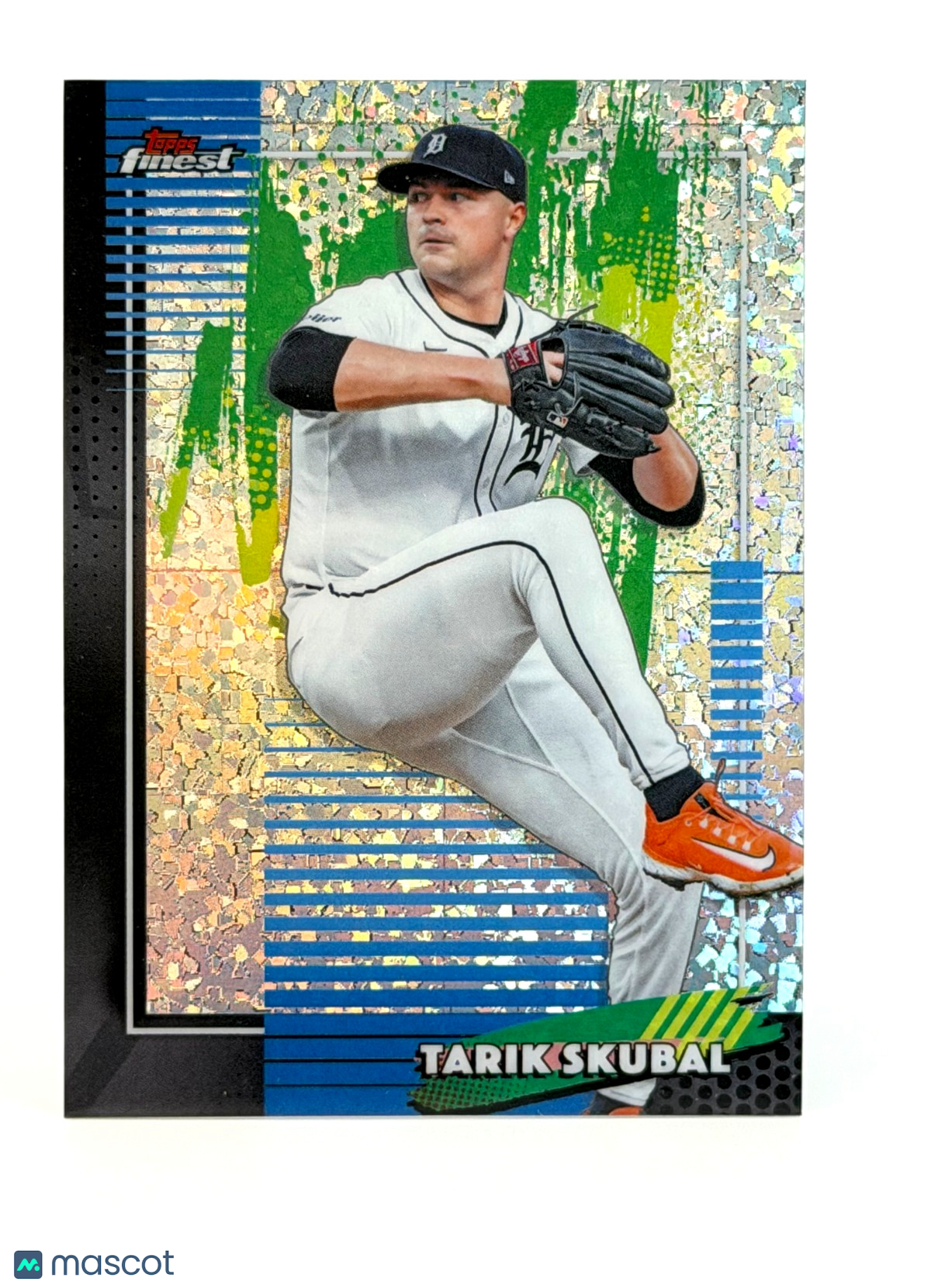 2026 Topps Finest #55 Mini Diamond Refractor - Tarik Skubal - Cy Young Award