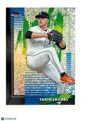 2026 Topps Finest #55 Mini Diamond Refractor - Tarik Skubal - Cy Young Award