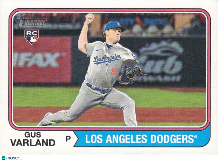 2023 Topps Heritage High Number - #563 Gus Varland (RC) ROOKIE