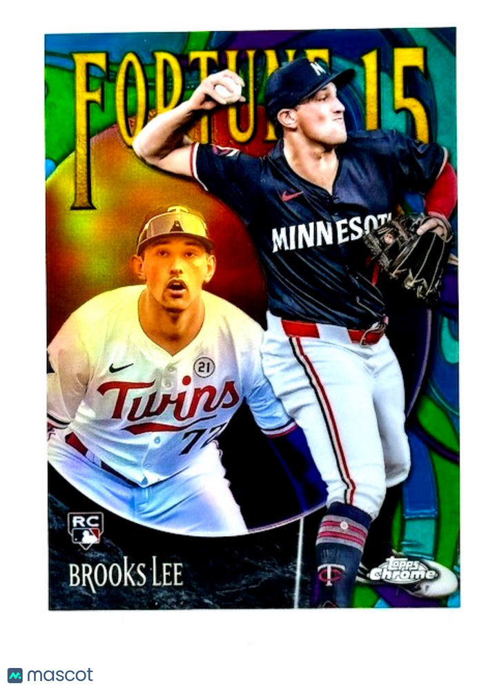 ⚾️ 2025 Topps Chrome #F15-14 FORTUNE 15 - Brooks Lee (RC) Rookie