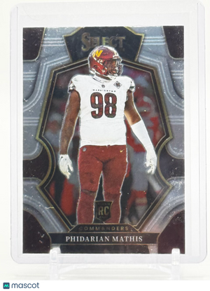 2022 Panini Select - Premier Level Silver Prizm #200 Phidarian Mathis (RC)