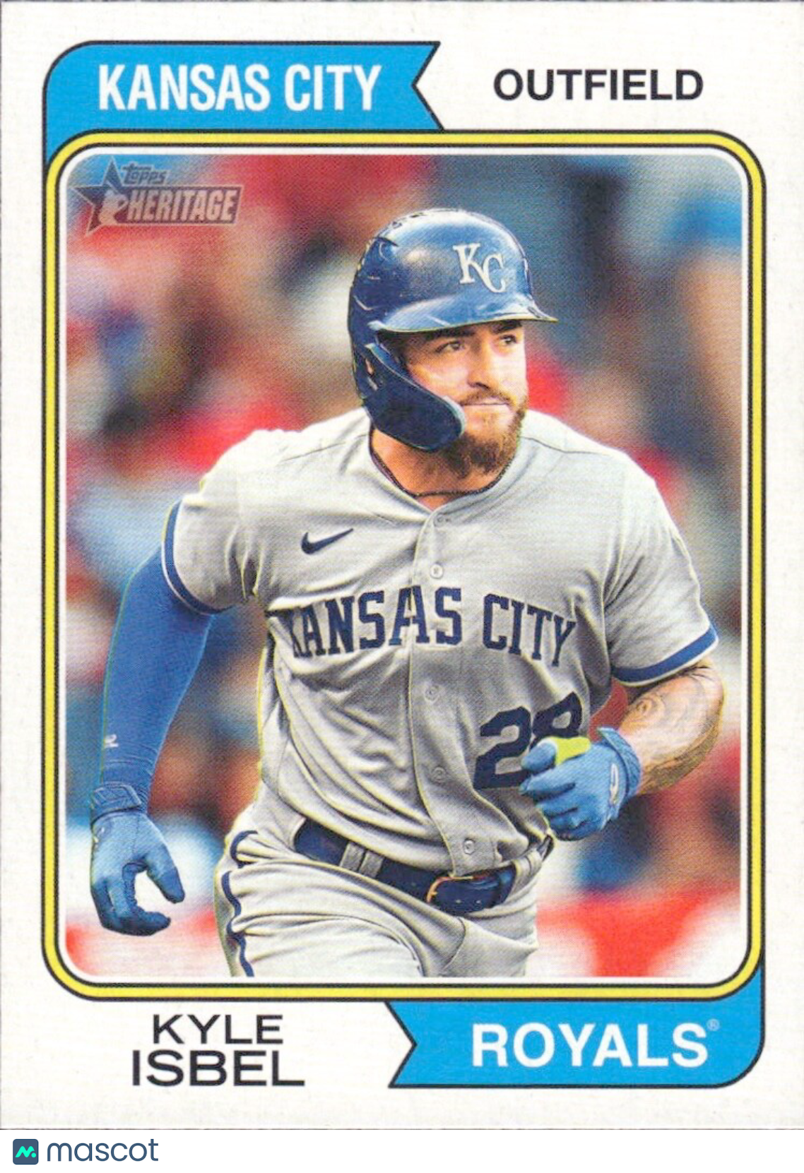 2023 Topps Heritage High Number - #535 Kyle Isbel