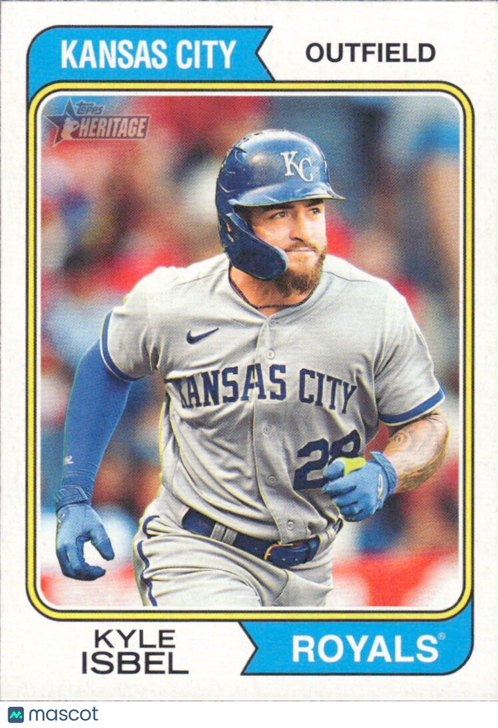 2023 Topps Heritage High Number - #535 Kyle Isbel