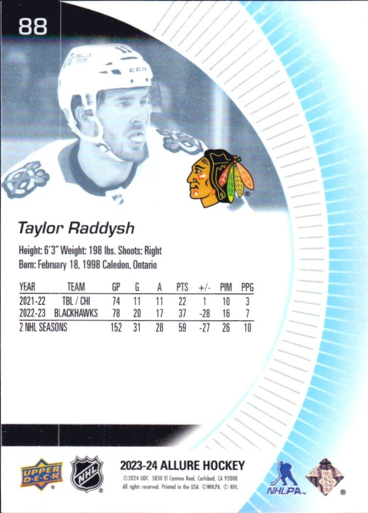 2023-24 Upper Deck Allure - #88 Taylor Raddysh
