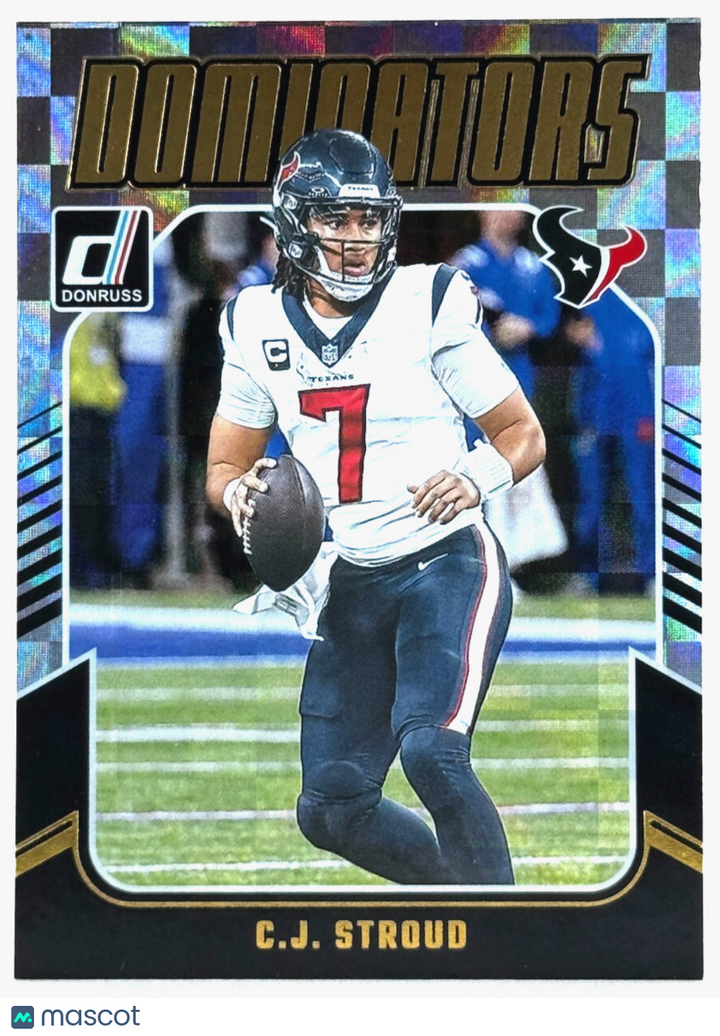 🏈 2024 Panini Donruss - Dominators Refractor - C.J. Stroud #11