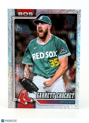 2026 Topps Garrett Crochet #53 Sand Glitter Refractor