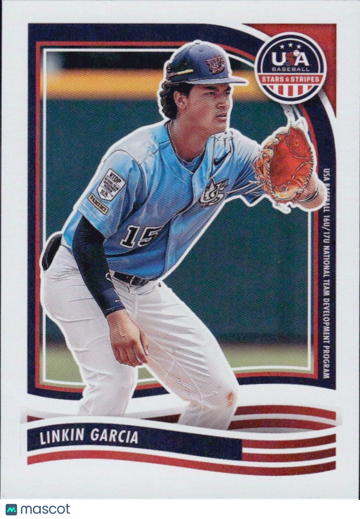⚾️  2024 Panini USA Baseball Stars and Stripes - #153 Linkin Garcia (RC)