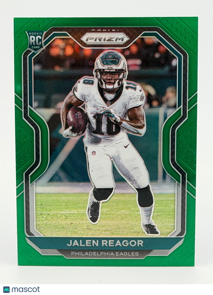 2020 Panini Prizm #342 Green Prizm - Color Match - Jalen Reagor (RC)