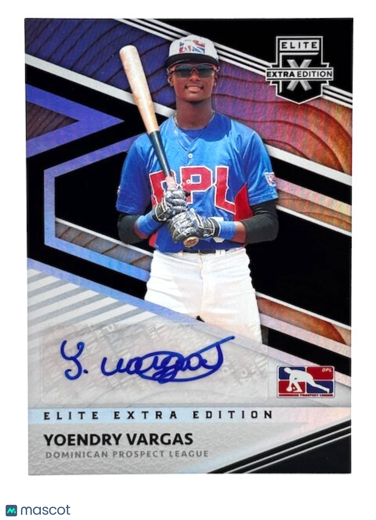 2020 Panini Elite Extra Edition Autograph Auto AU #178 Yoendry Vargas